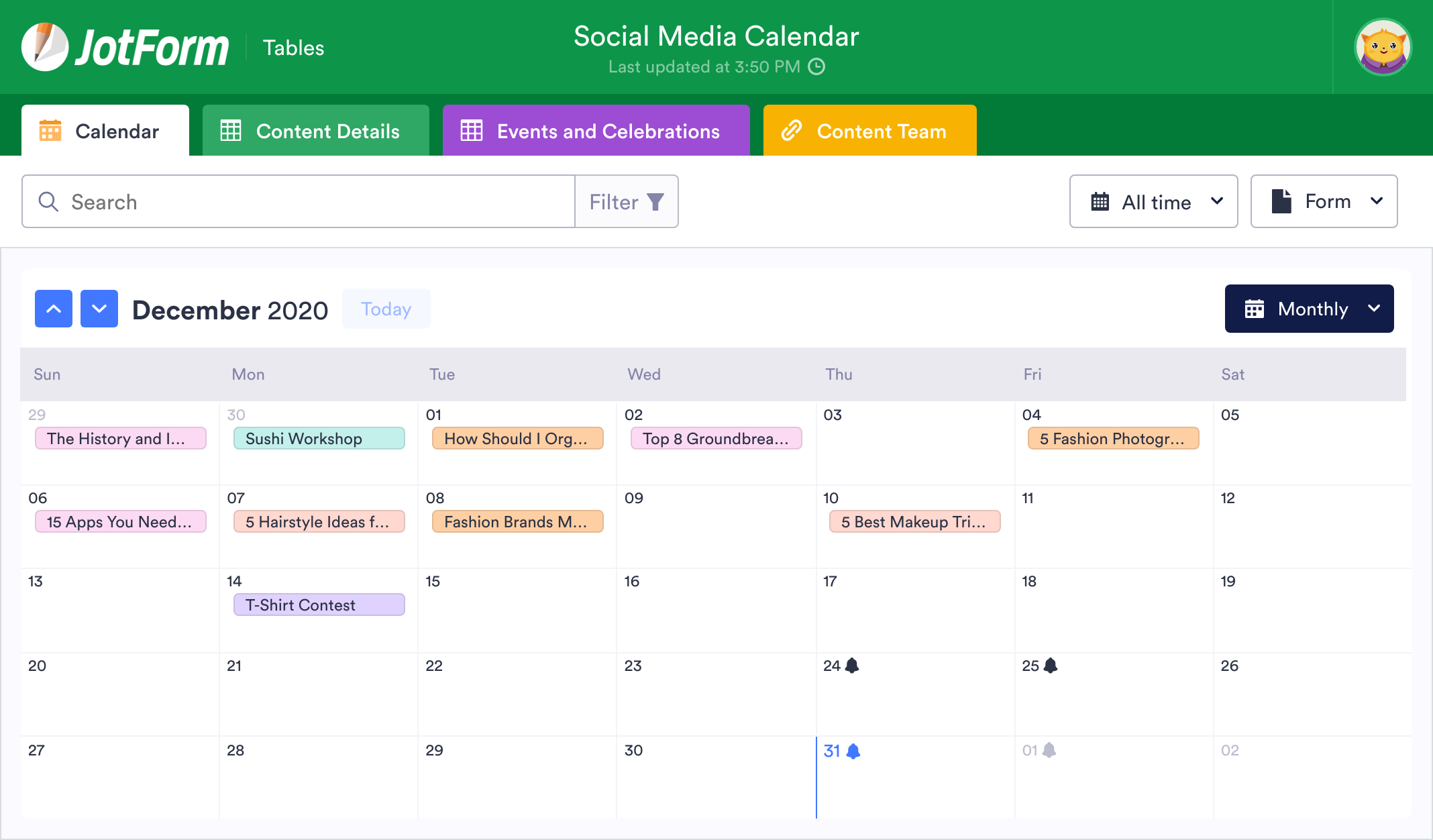 going from excel spreadsheet to social media scheduler