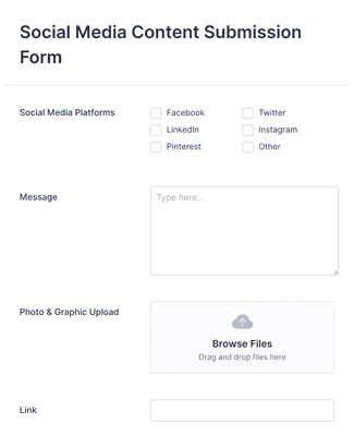 Content Forms - Form Templates | JotForm