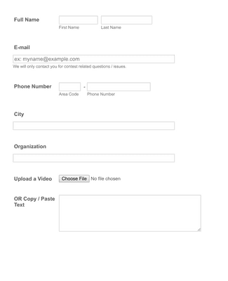 Beauty Pageant Registration Form Template | Jotform