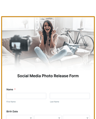 Social Media Photo Release Form