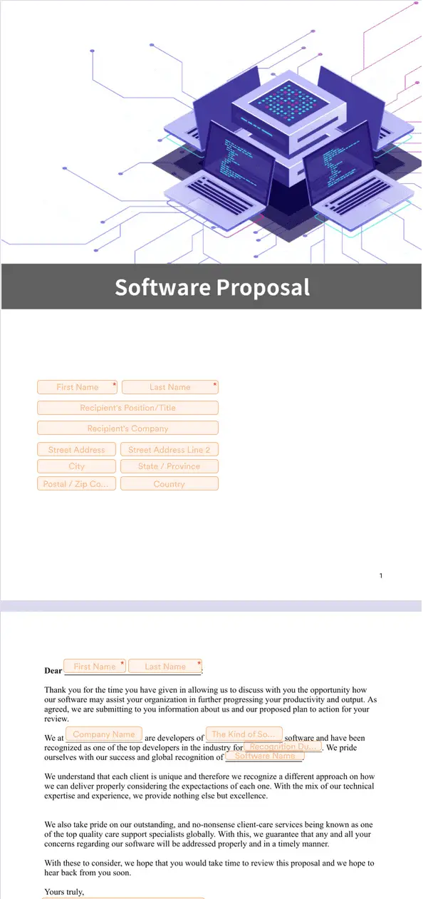 Software Proposal