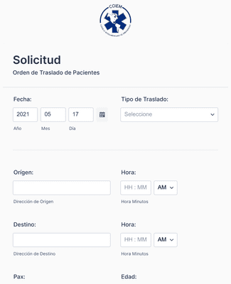 Form Templates: Solicitud