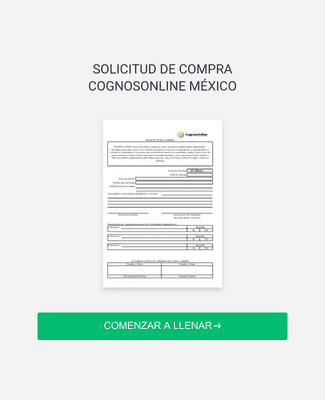 SOLICITUD DE COMPRAS COGNOSONLINE MÉXICO