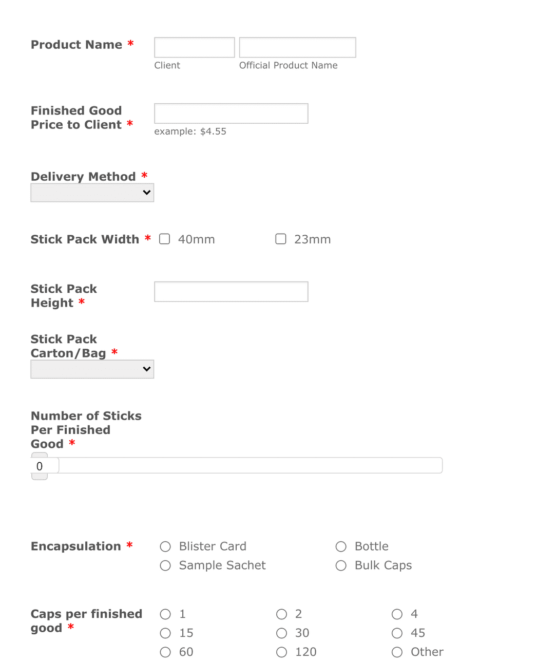Spec Creation Form Template | Jotform