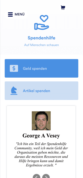 Spenden App Vorlage | Jotform