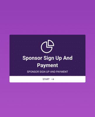 Form Templates: SPONSOR SIGN UP AND PAYMENT