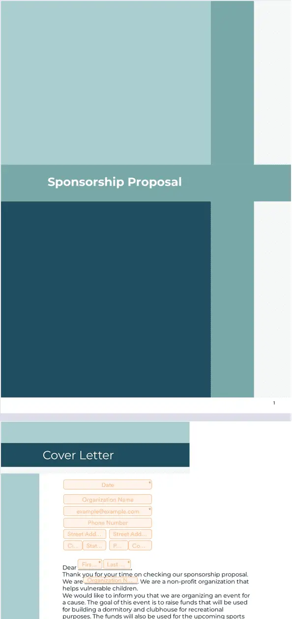 Sponsorship Proposal