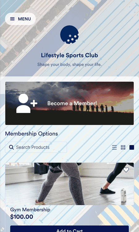 Sports Club App