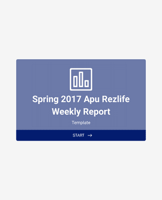 Form Templates: Residencial Life Weekly Report