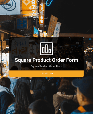 Square Product Order Form