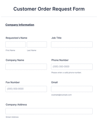 Staff Request Form Template | Jotform