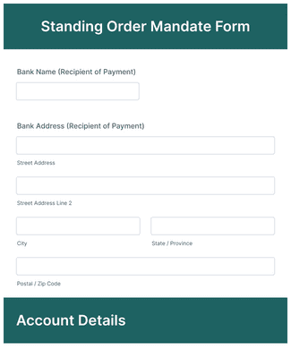 Account Opening Form Template | Jotform