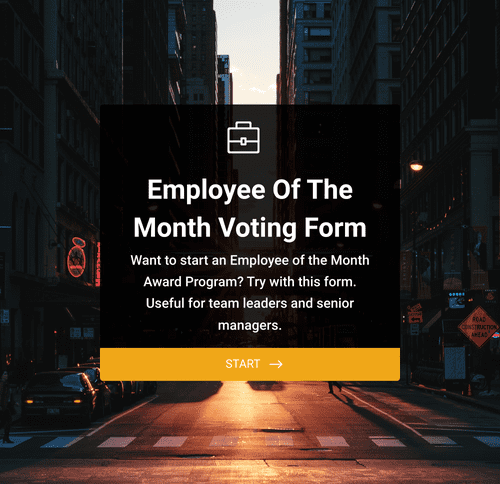 Form Templates: استمارة التصويت لموظف الشهر