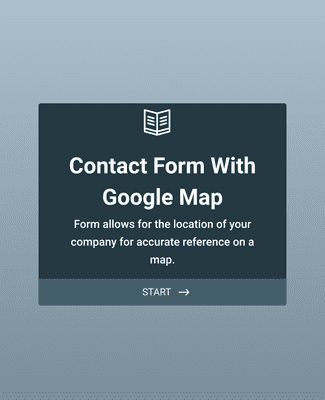 Form Templates: استمارة تواصل مع خريطة