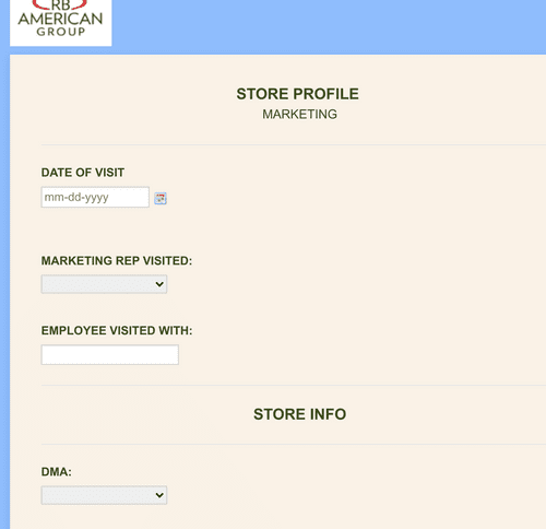 Store Profile Form Template | Jotform
