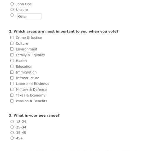Example Polling List Scheduling Poll Form Template | Jotform