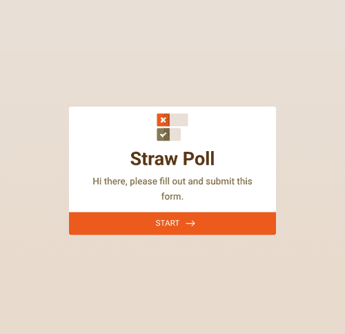 Template straw-poll