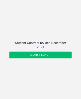 Form Templates: Student Contract revised December 2021