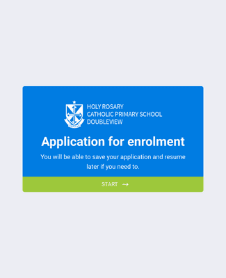 Form Templates: Student Enrolment Application Form