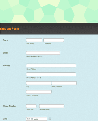 Student Individual Inventory Form Template | Jotform