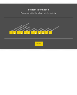 Student Information Form - Dark and Responsive Form Template | Jotform