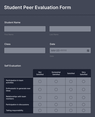 Peer Feedback Form Template | Jotform