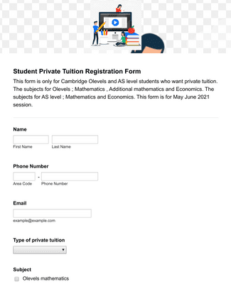Student Individual Inventory Form Template | Jotform