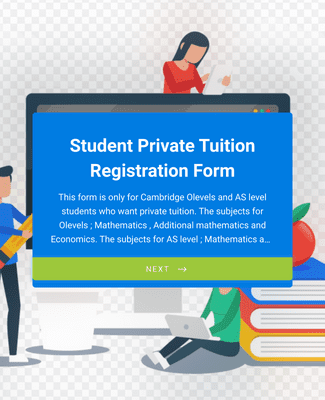Form Templates: Student Private Tuition Registration Form