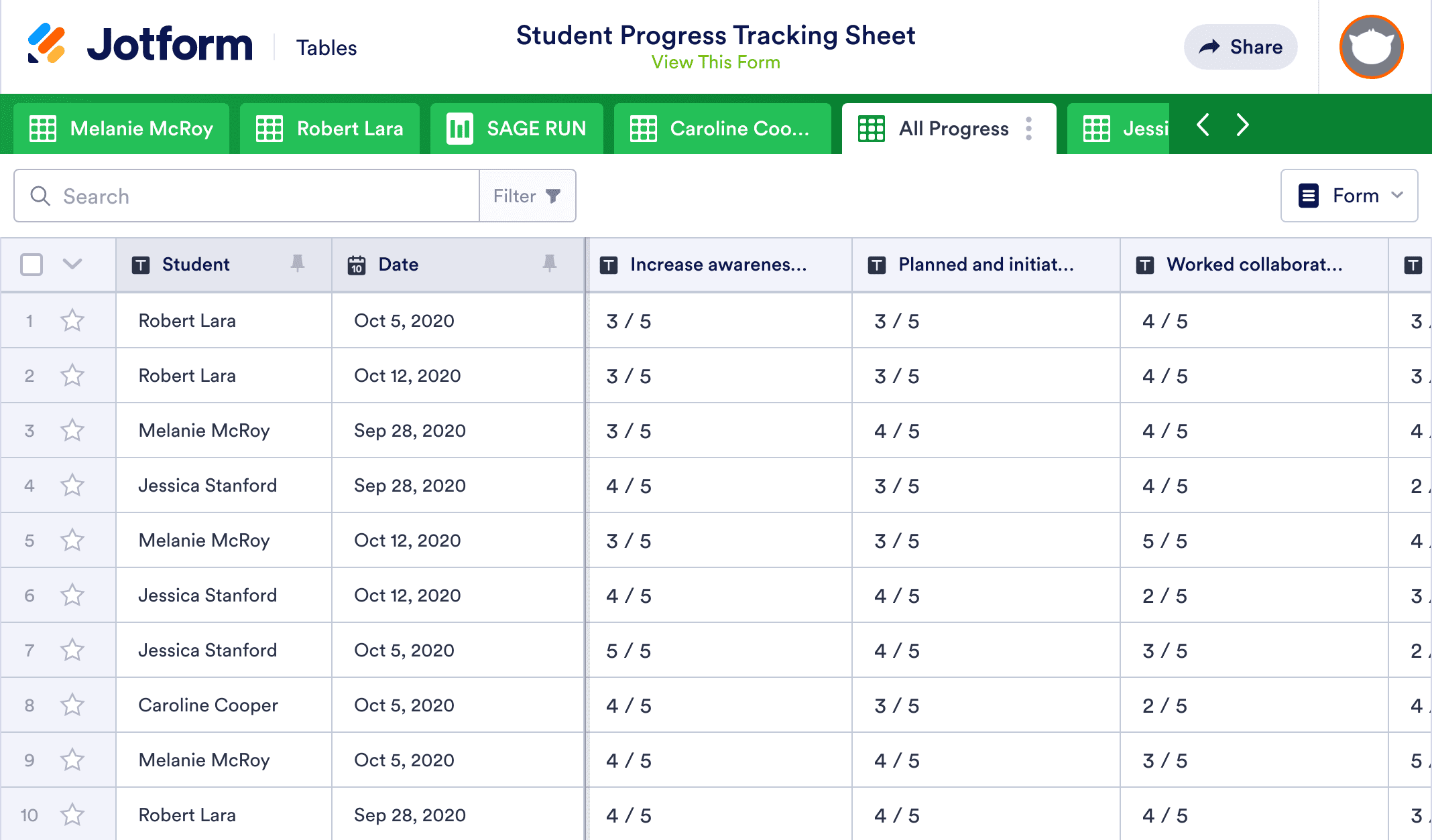 student-progress-tracker-template