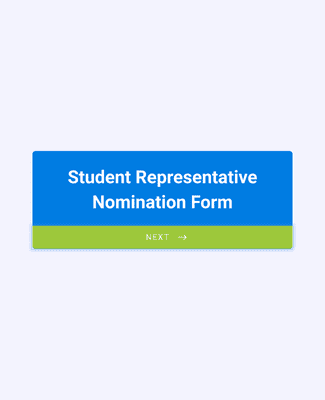 Form Templates: Student Representative Nomination Form