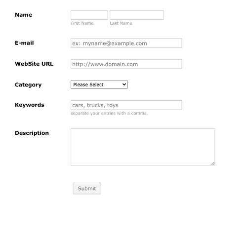 Submit Website Form Template | Jotform