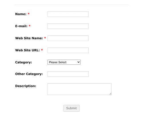 Submit Website Form Template | Jotform
