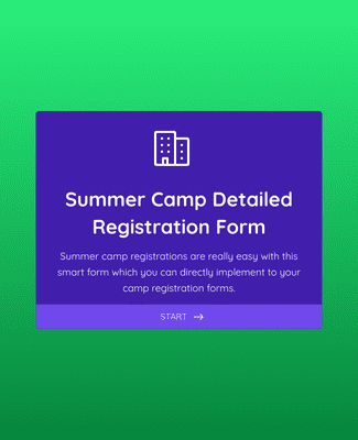 Form Templates: Summer Camp Detailed Registration Form