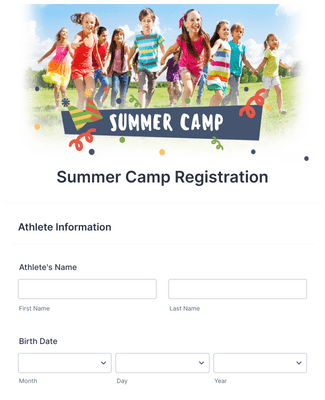 Summer Camp Detailed Registration Form
