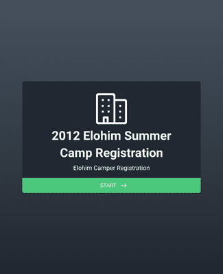 Summer Camp Pre-registration Form