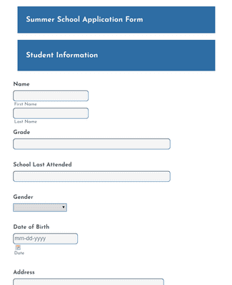 Summer Camp Enrollment Form Template | Jotform