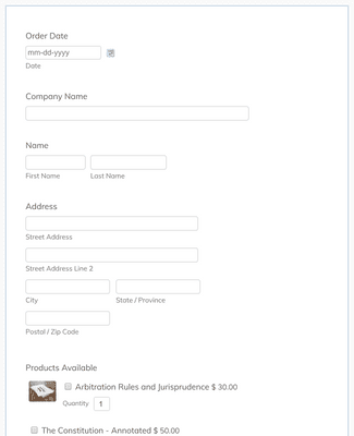 Lab Supply Order Form Template | JotForm