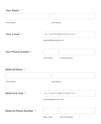 SWI: Client Referral Program Form Template | Jotform