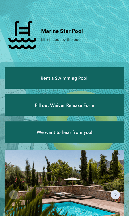 Swimming Pool Rental App