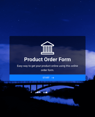 Form Templates: T Shirt Product Order Form