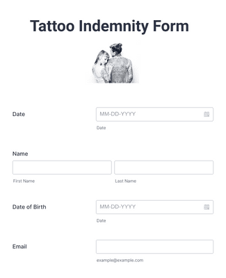 Tattoo Indemnity Form