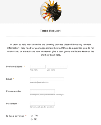 Social Media Content Request Form Template | Jotform