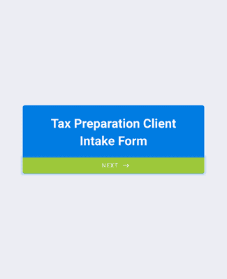 Tax Preparation Client Intake Form