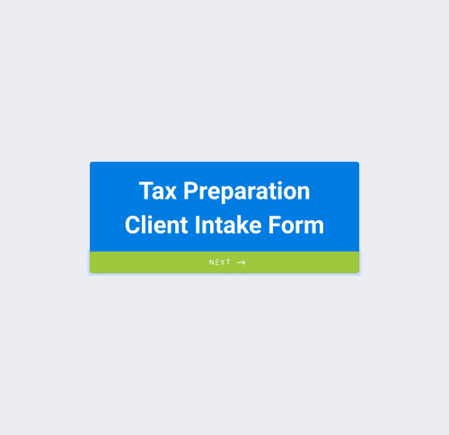 Form Templates: Tax Preparation Client Intake Form