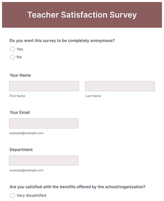 Work Life Balance Survey Form Template | Jotform