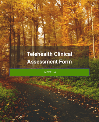 Form Templates: Telehealth Clinical Assessment Form