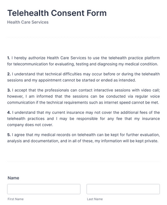Telelhealth Note Example Doctor Note Form Template | Jotform