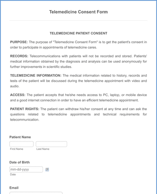 SPRAVATO INFORMED CONSENT Form Template Jotform