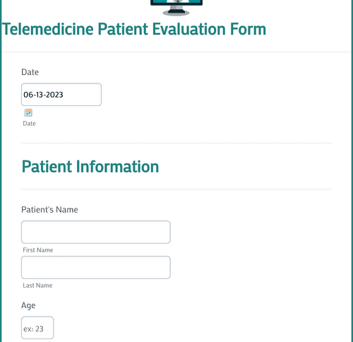 Telehealth Permission Form Template Jotform 3825