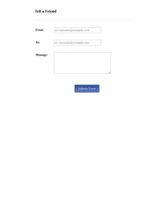 Tell a Friend Form Template | Jotform